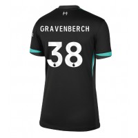 Maglia Calcio Liverpool Ryan Gravenberch #38 Seconda Divisa Donna 2024-25 Manica Corta